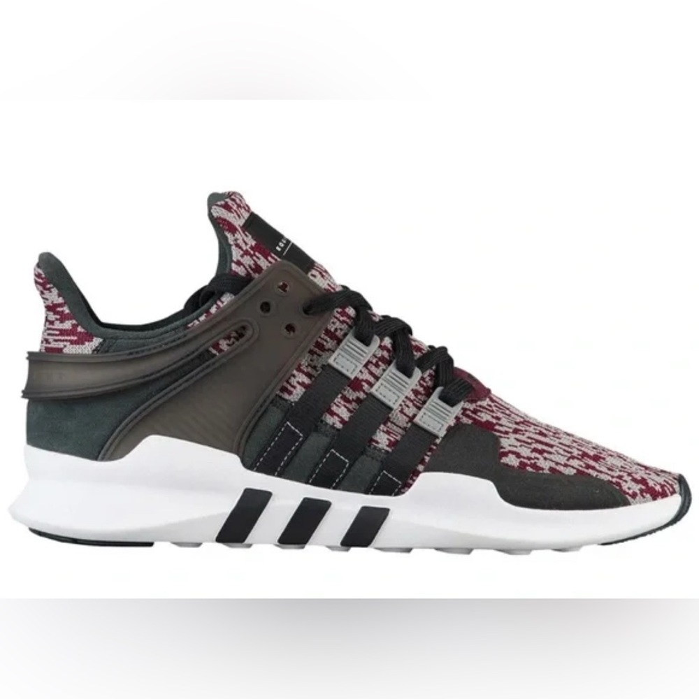 Adidas EQT Support ADV Sneakers Women’s Size 7 maroon/Grey/Black knit material